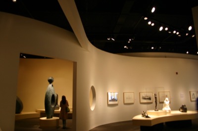 Not a straight line in the whole place