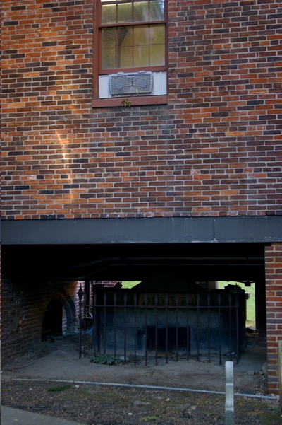 irreverent.  Note that the building above the tomb is a <i>church</i>.